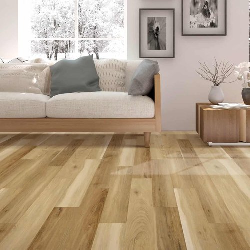 alt="Laminate in Living Room | Haley's Flooring & Interiors"