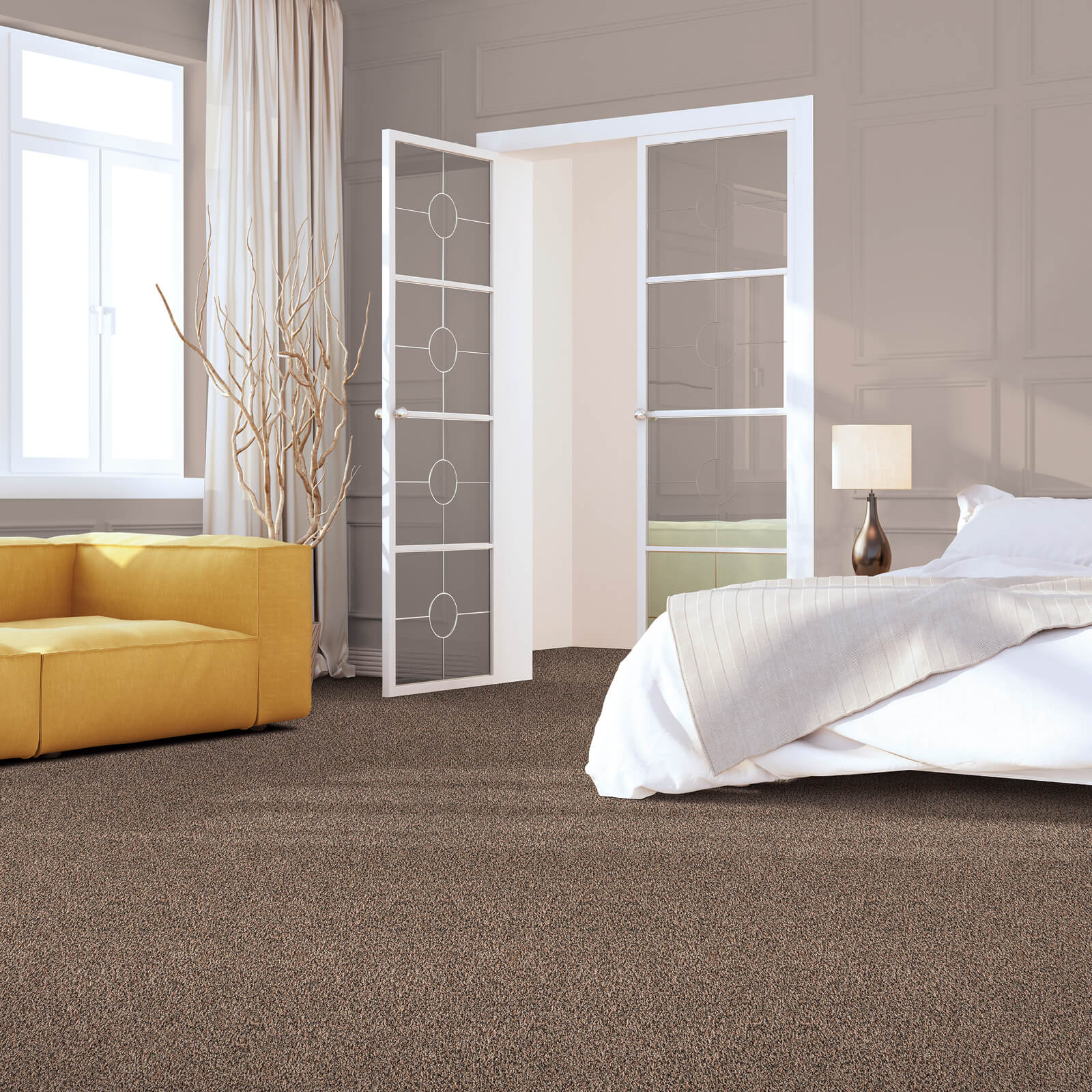 Carpeting in Bedroom | Haley's Flooring & Interiors