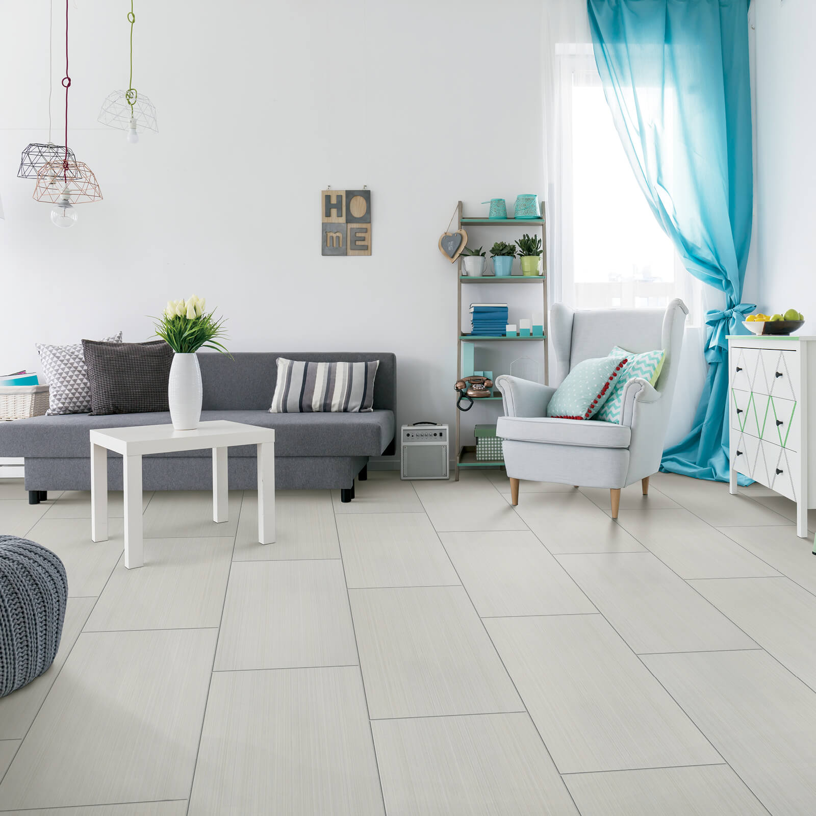 Tile in Living Room | Haley's Flooring & Interiors