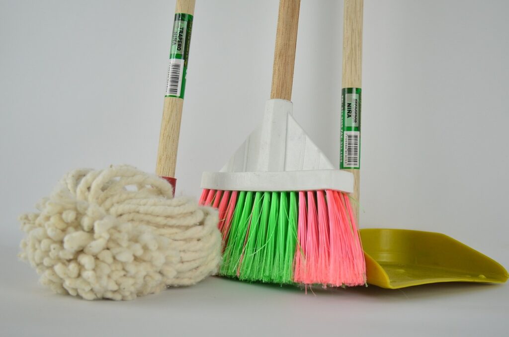 Mop dust pan broom | Haley's Flooring & Interiors