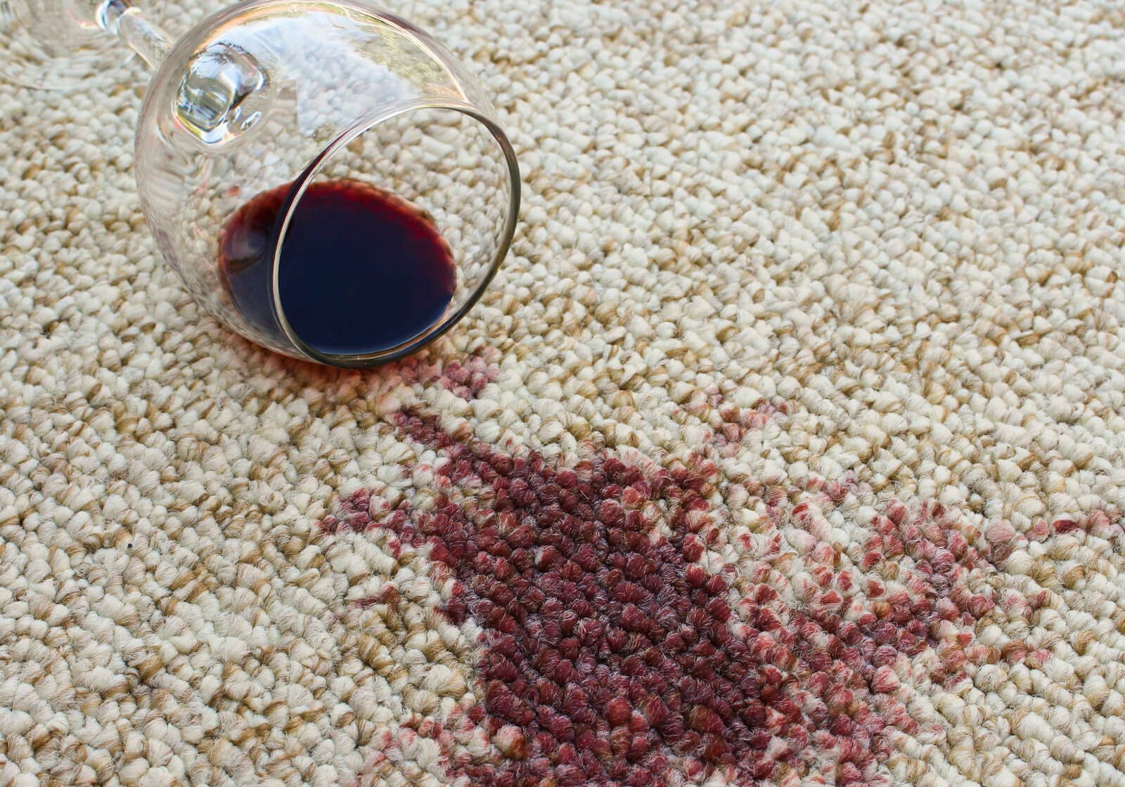 carpet stain wine spill | Haley's Flooring & Interiors